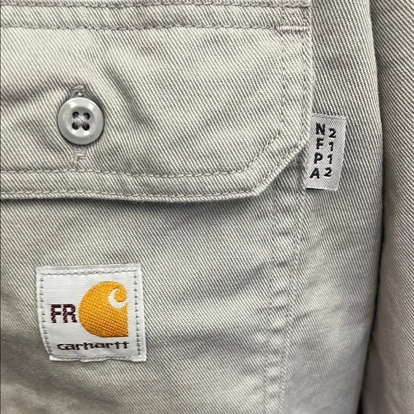 Carhartt FR Gray Men's Shirt large tall